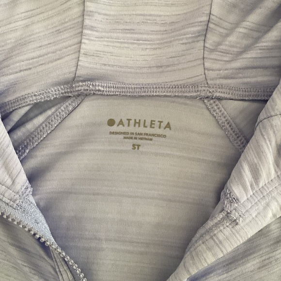 Athleta Light Purple Ruched Hoodie small - Picture 3 of 7